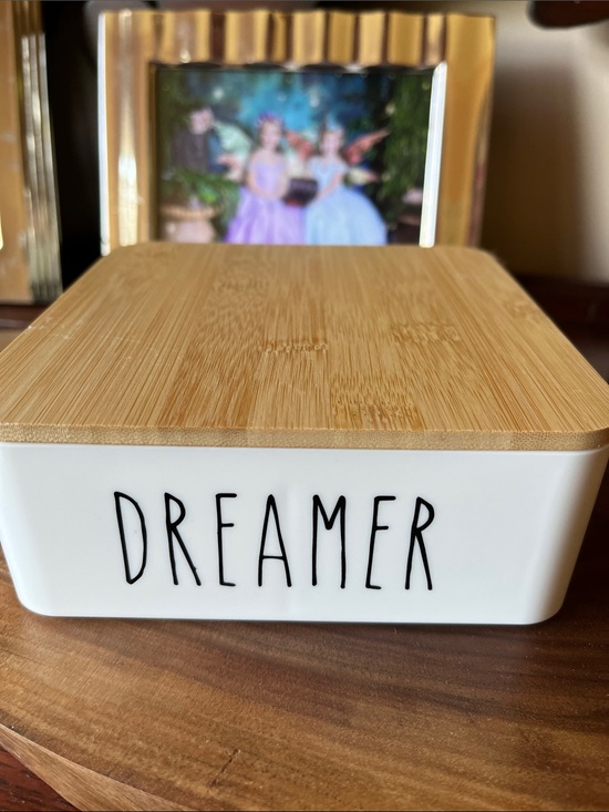 unbranded Other - Dreamer Bamboo Lid Storage Box